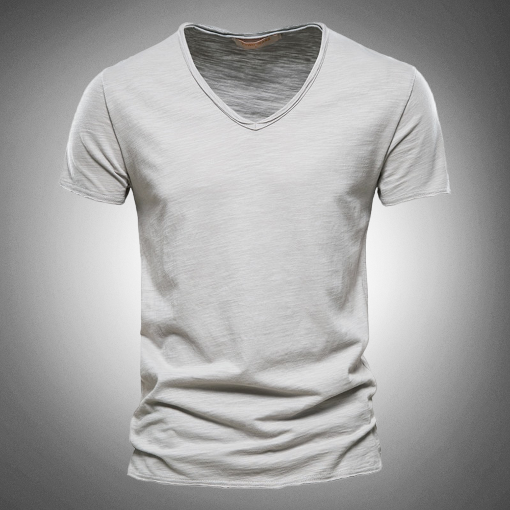 Lex | Cotton V-neck T-shirt