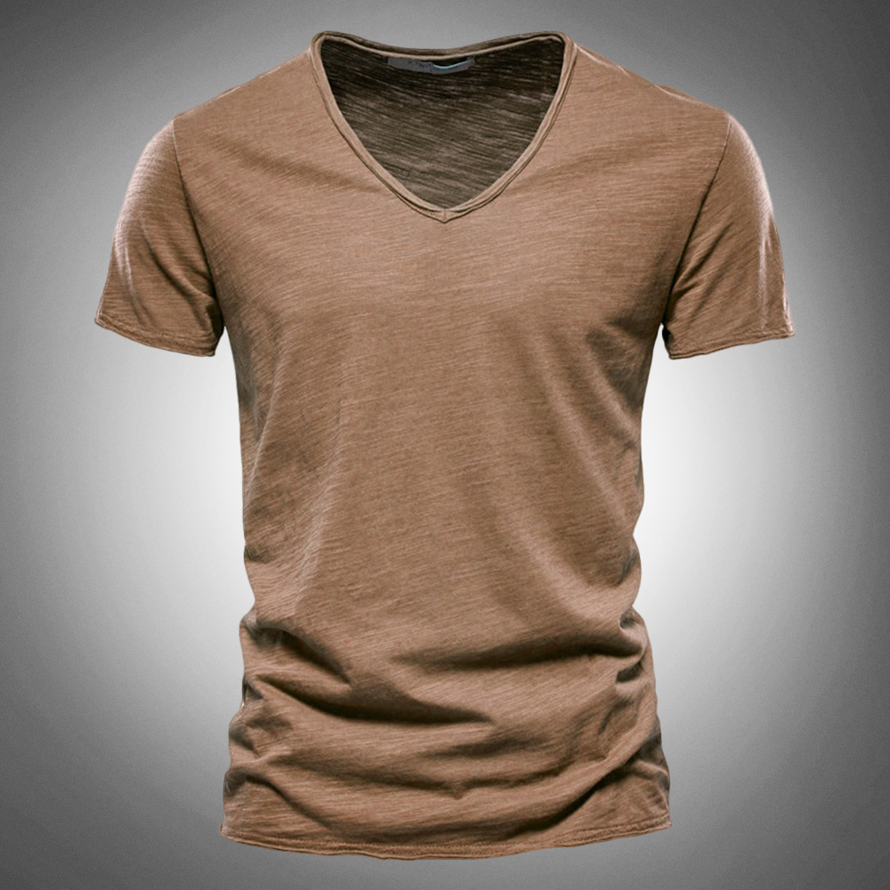 Lex | Cotton V-neck T-shirt