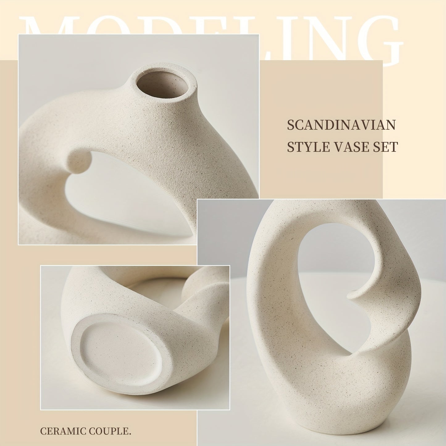 Lumié | Ceramic Vase Set
