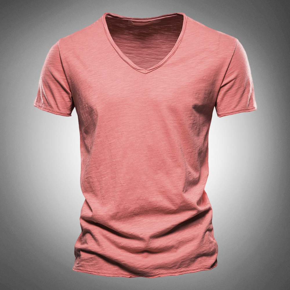 Lex | Cotton V-neck T-shirt