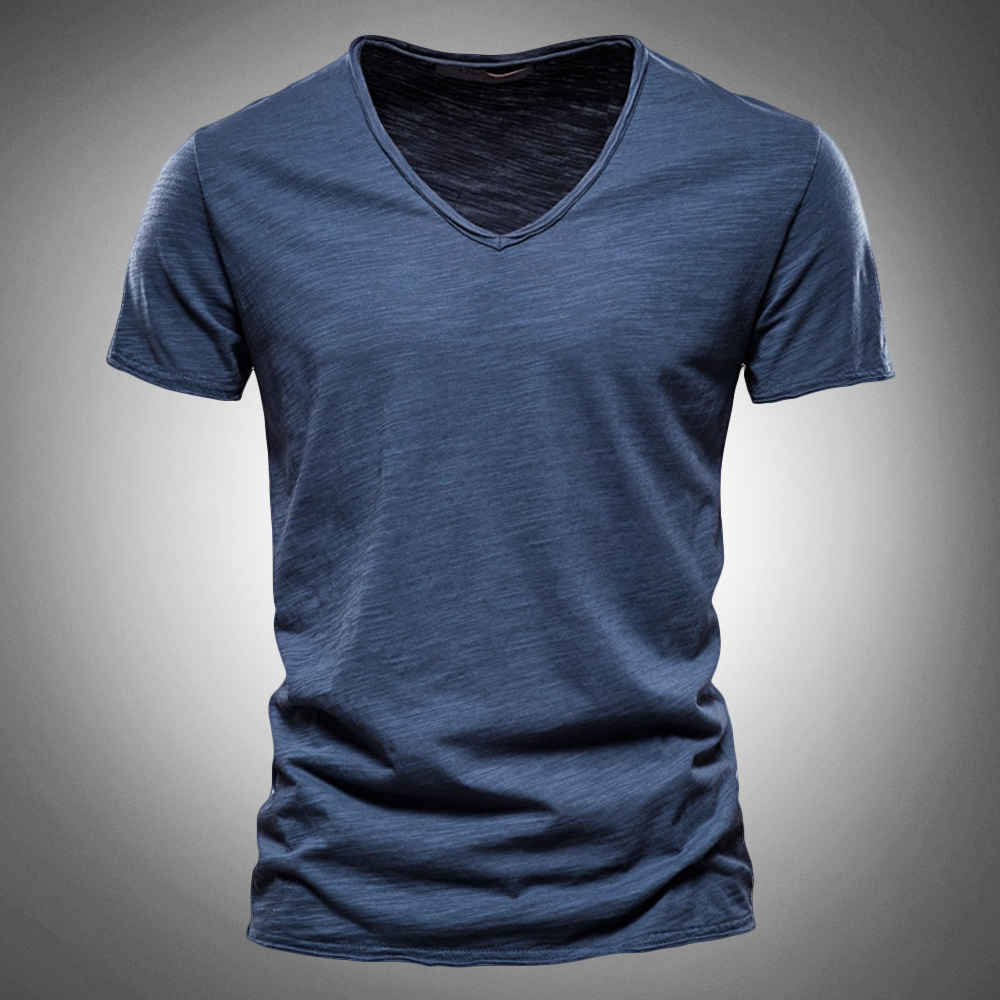 Lex | Cotton V-neck T-shirt