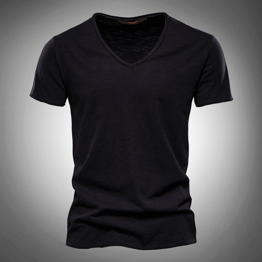 Lex | Cotton V-neck T-shirt