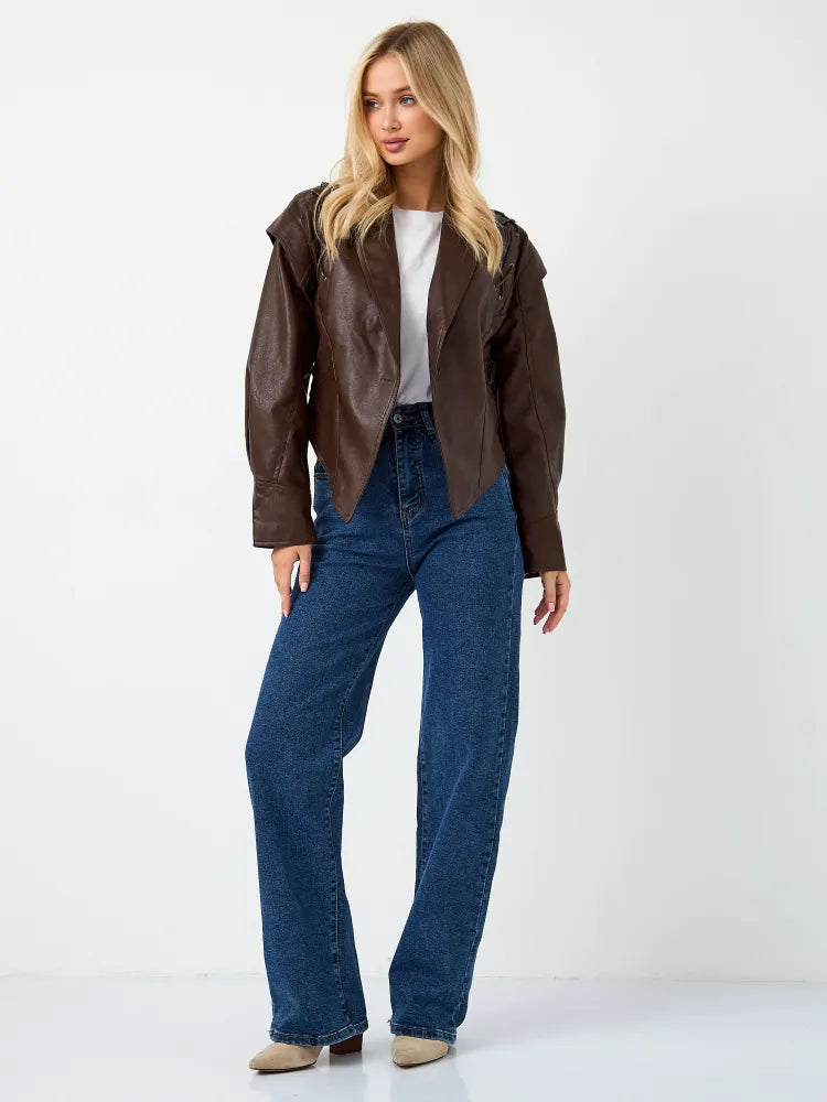 Liora | Leather Vintage Jacket