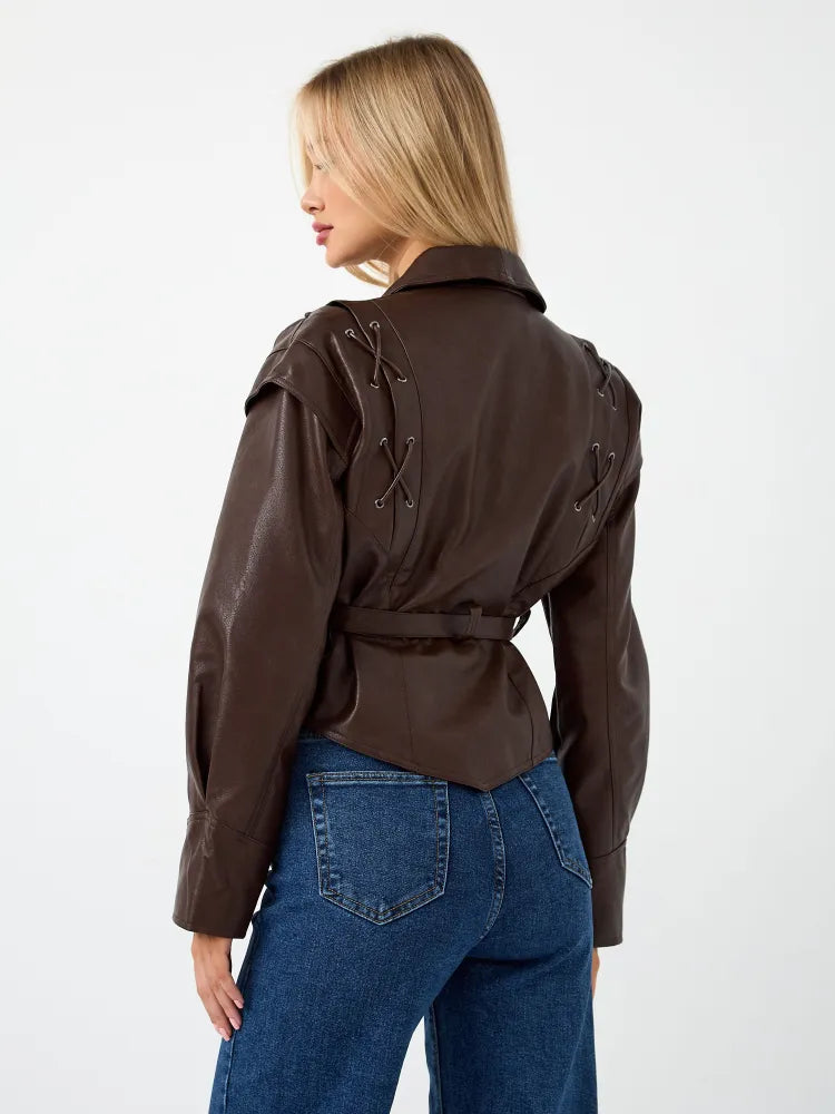 Liora | Leather Vintage Jacket