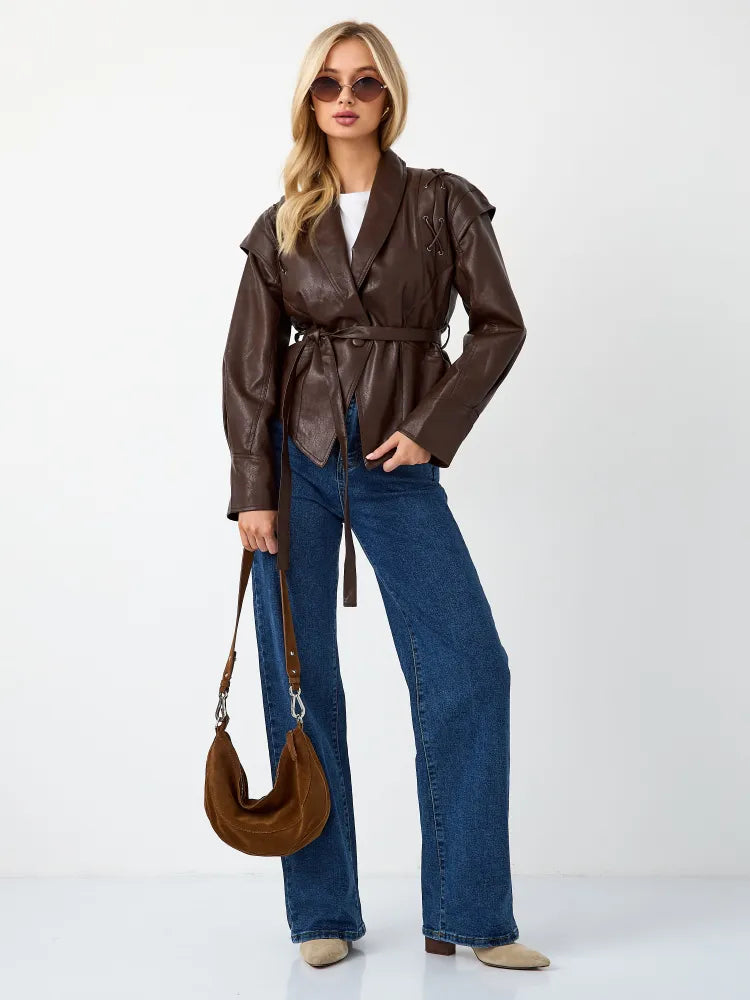 Liora | Leather Vintage Jacket