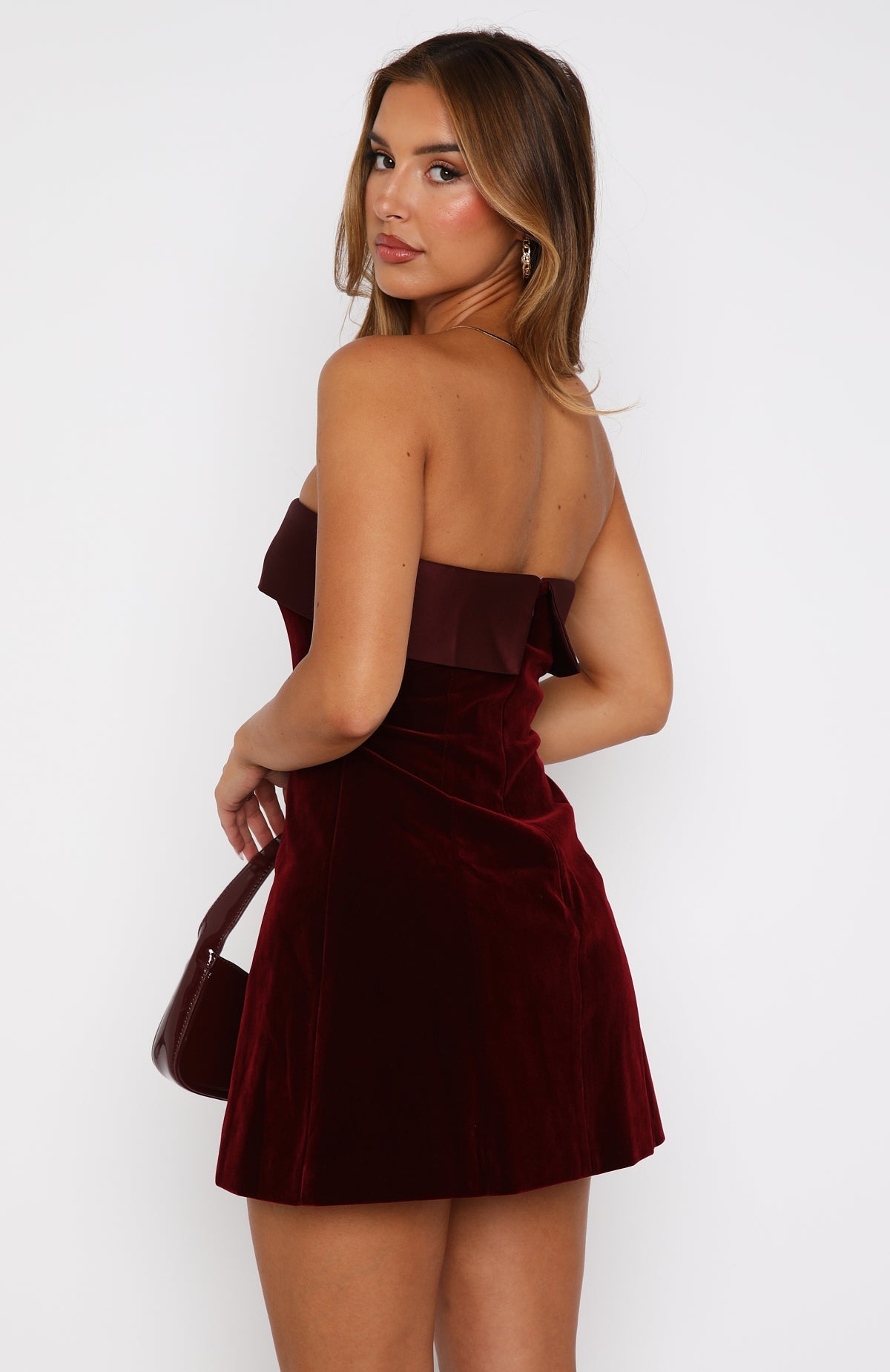 Velvety Elegance | Mini Dress