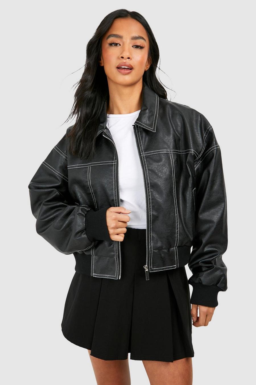 Arden | Oversized Leather Jacket
