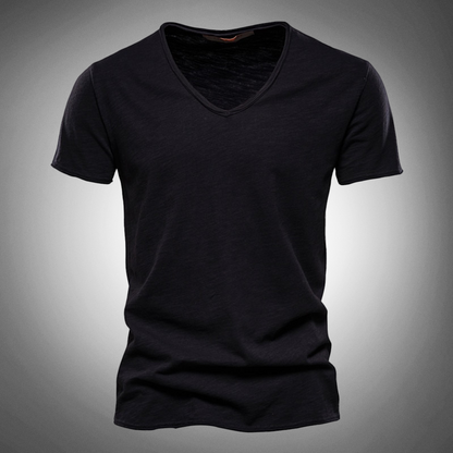 Lex | Cotton V-neck T-shirt