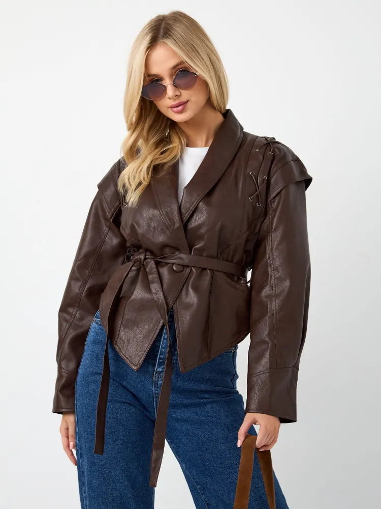 Liora | Leather Vintage Jacket